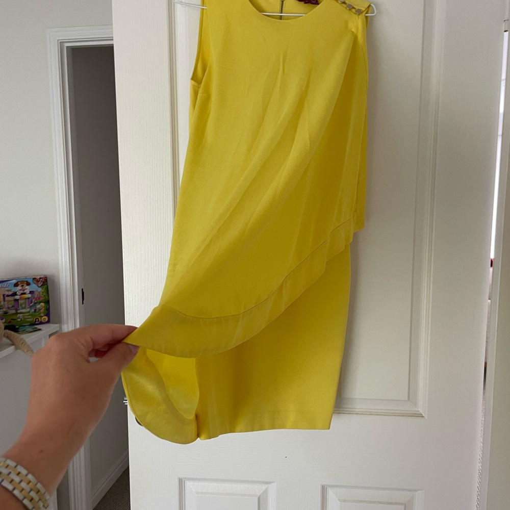 Ted Baker yellow tunic midi dress - Picture 3 of 3